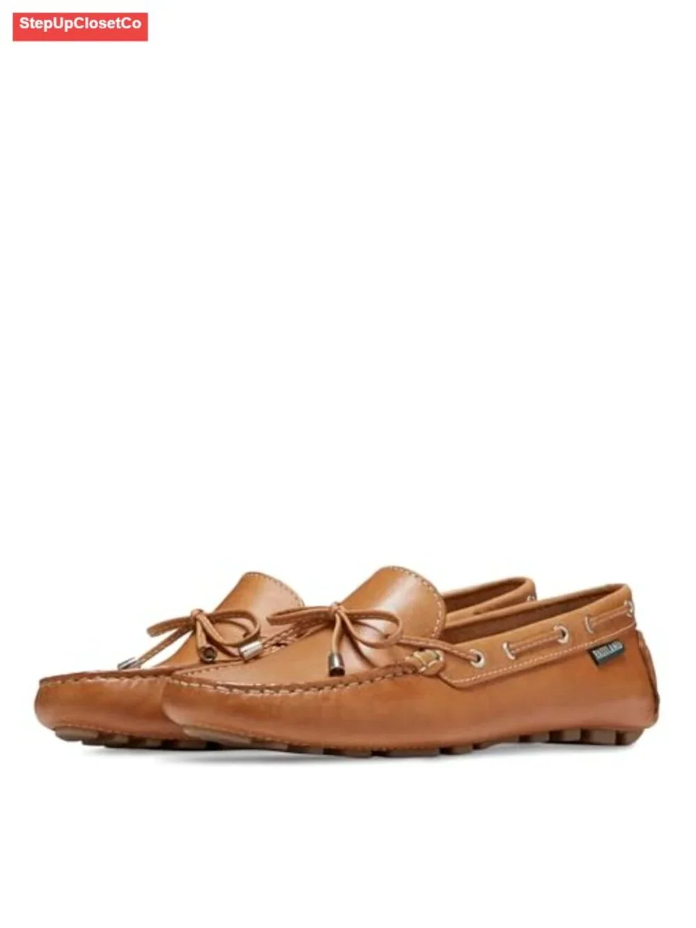 Leather Lined Loafers with Cushioned Insole & Rubber Outsole